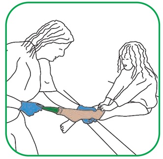 Arion Easy-Slide Kids aantrekhulp voor arm- en beenkousen - S - 3-6 jaar - 39,5 cm -- E01701