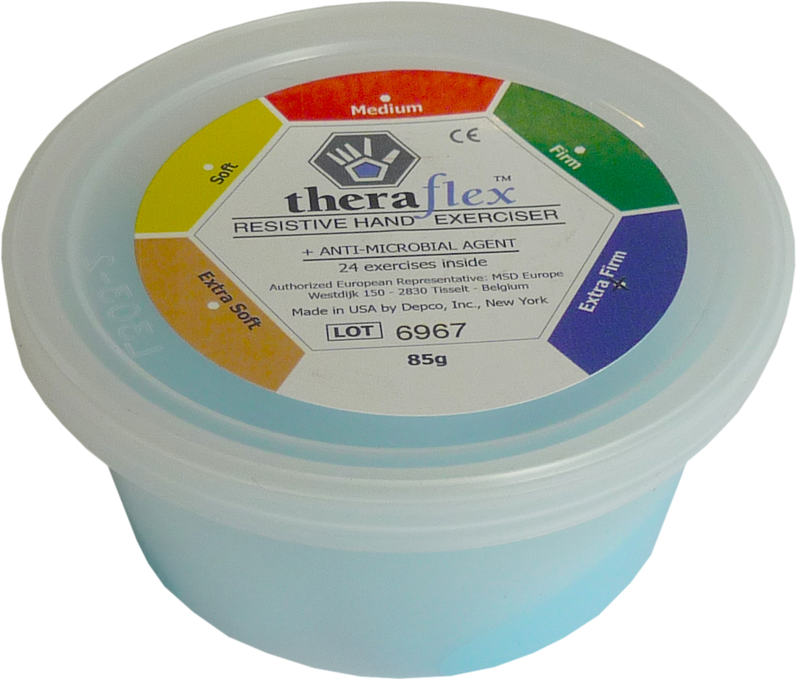 Theraflex kneed putty - 85 gr - extra sterk - blauw