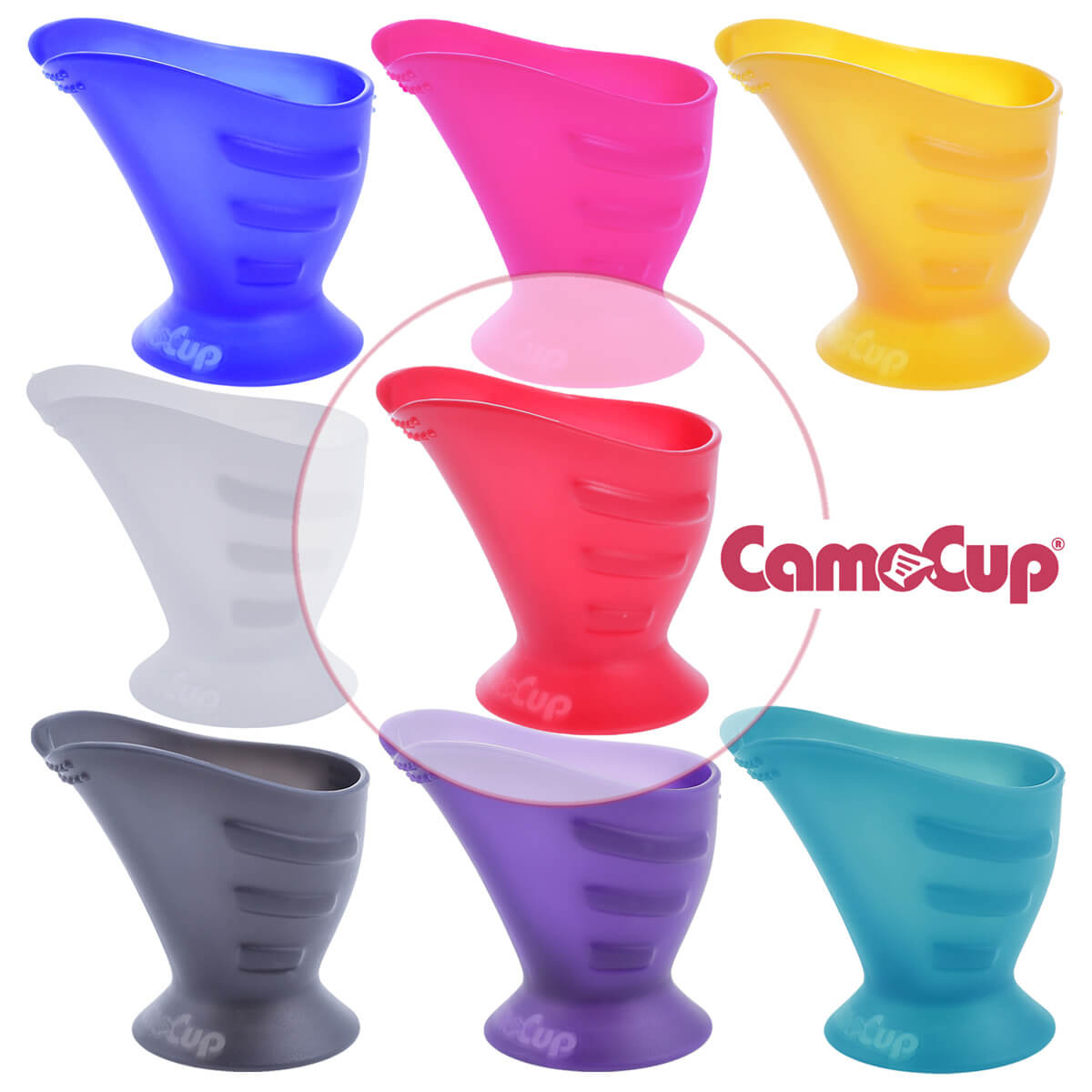 CamoCup® drinkbeker 120 ml - blauw