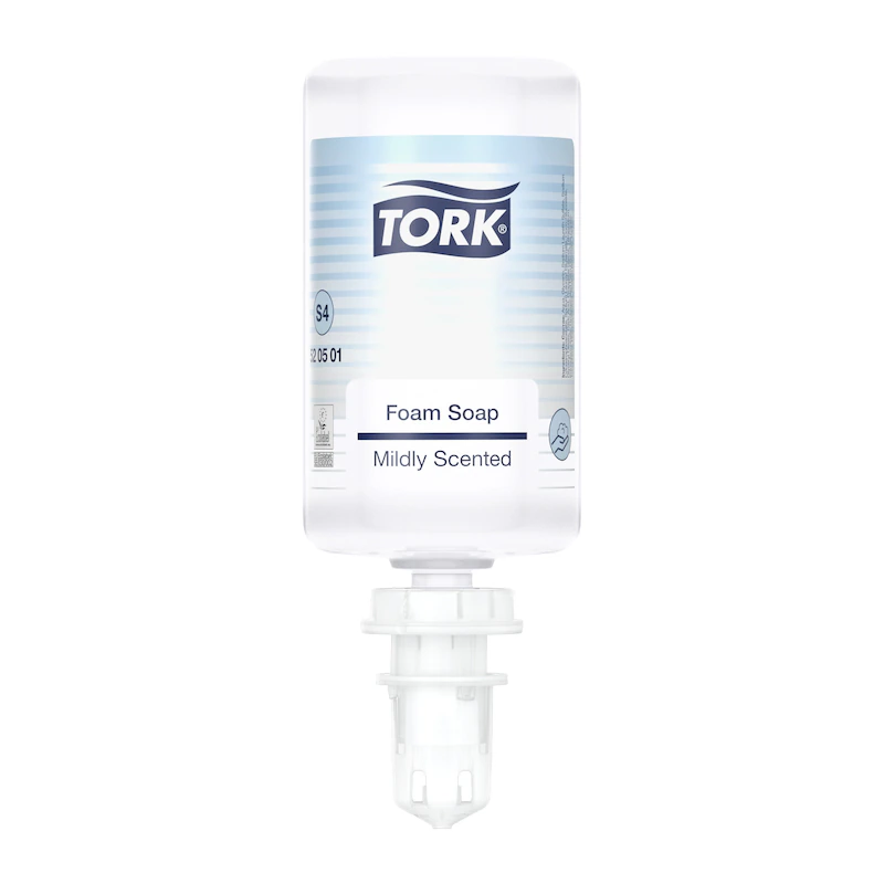 TORK savon mousse recharge S4 - légèrement parfumé - 1 l