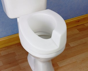 Rehausseur de toilette asymétrique Arthro Tall-ette 14 cm hanche gauche peu mobile  -- AA2101L