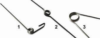 Inox veertjes vinger extensie lang (10) -- S-35013