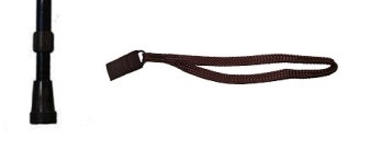 Finna wandelstok, accessoires/onderdelen rubber dop, ø 12 mm - zwart - 15 gr -- FN-A0402