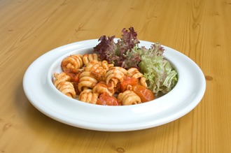 Keramisch bord Steelite 21,6 cm - wit -- F19510