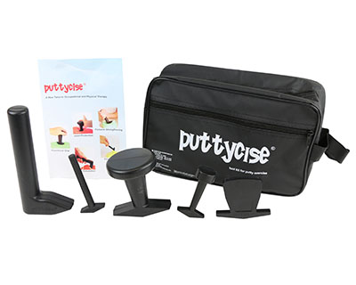 Puttycise oefentools voor kneed putty - set met opbergtas en instructies