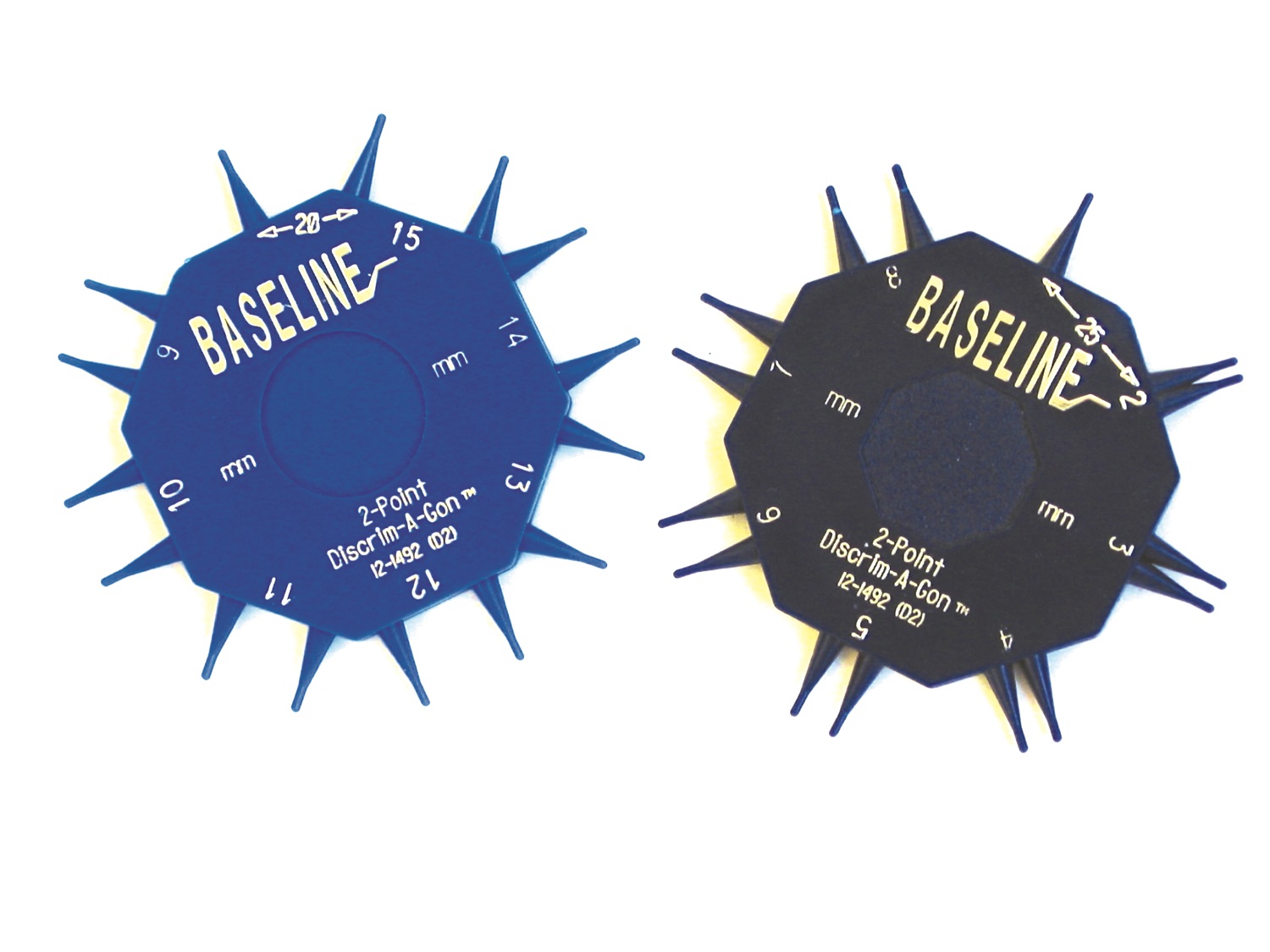 Baseline® tweepunts discriminator Discrim-A-Gon®, set van 2 -- 12-1492