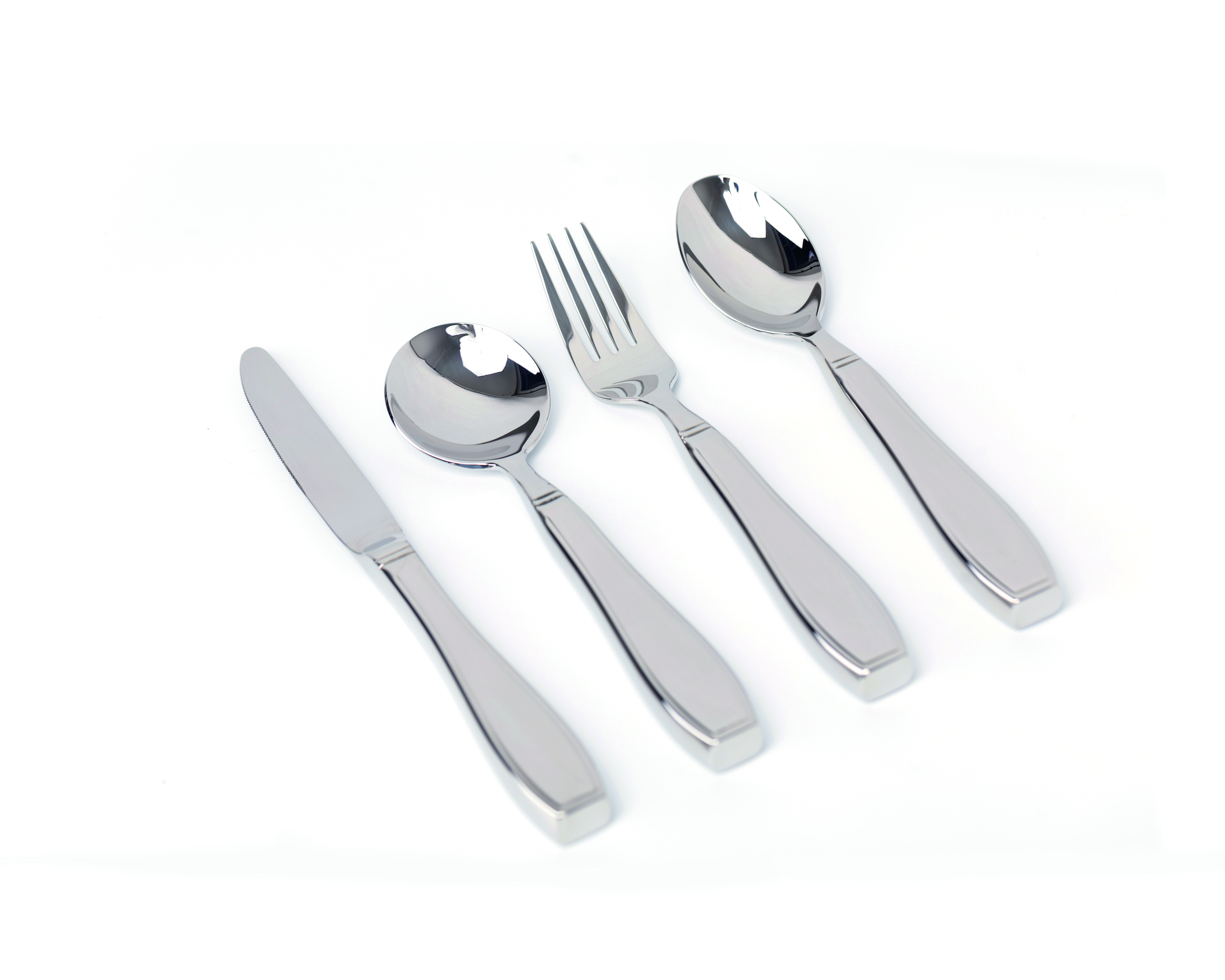 Couverts alourdis en inox - set de 4 pièces
