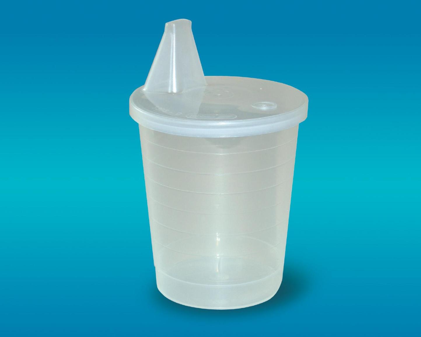 Disposable beker Rika met tuitje - 200 ml